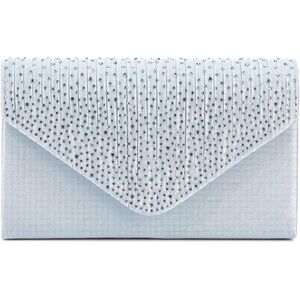 HOT Purses and Handbags Envelope Evening Clutch Light Blue